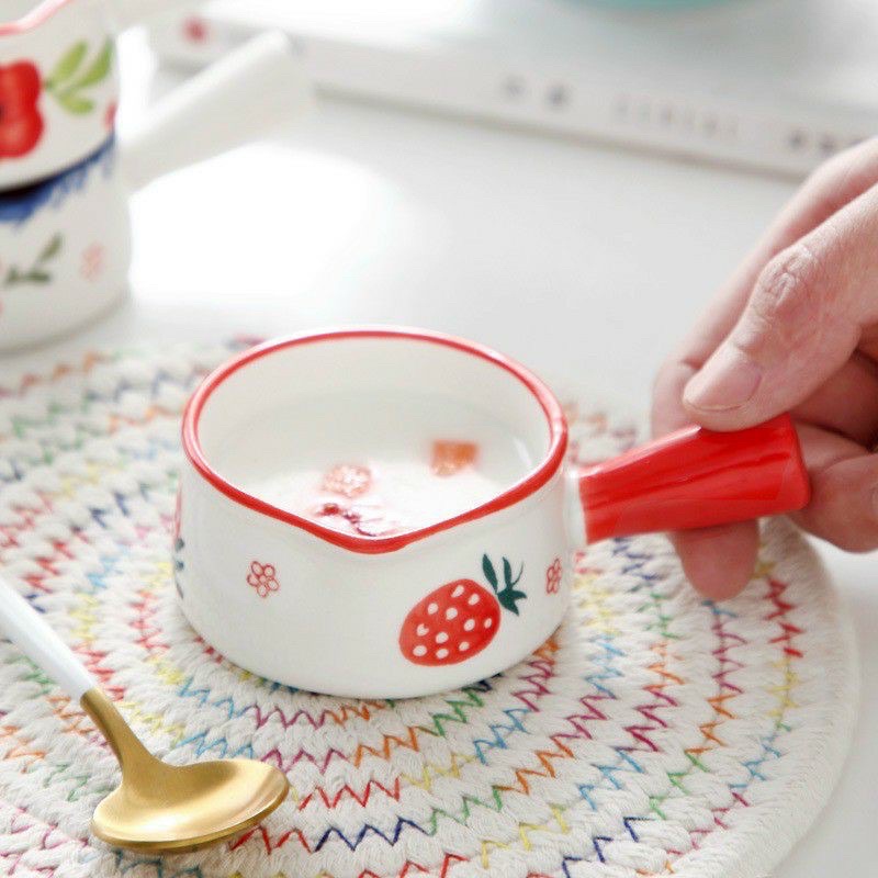 Gáo sứ đựng đồ ăn dặm cho bé, bát sứ hình gáo sang chảnh