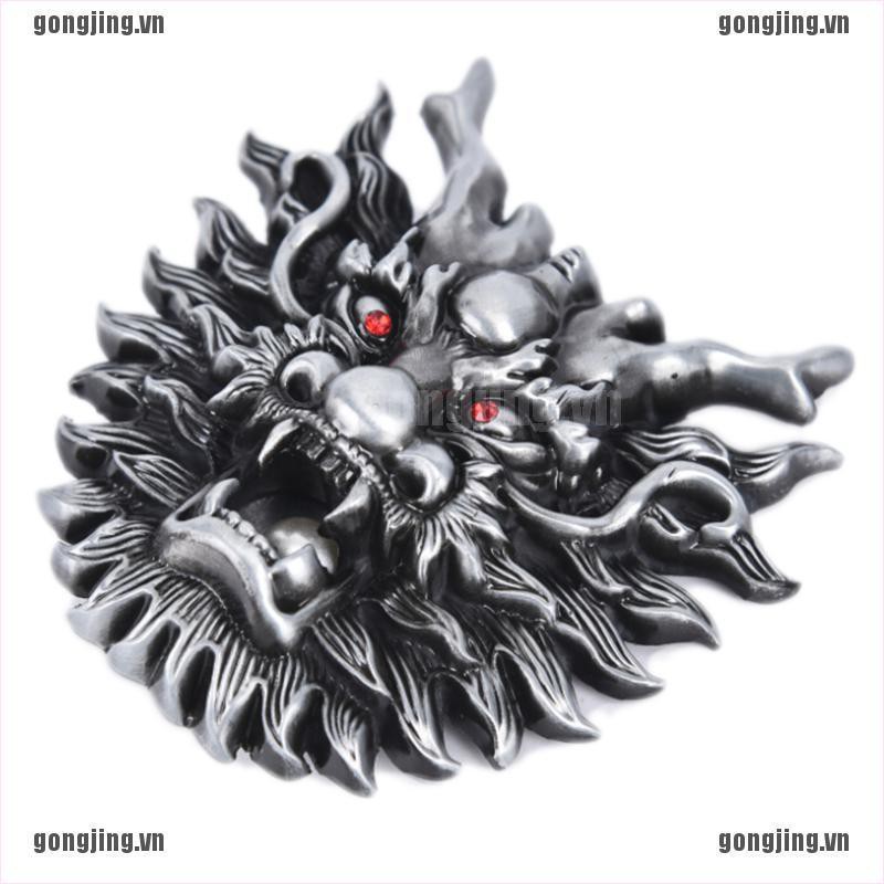 Khóa Thắt Lưng Bằng Hợp Kim Hình Rồng Phong Cách Cao Bồi Punk Mới Cho Nam