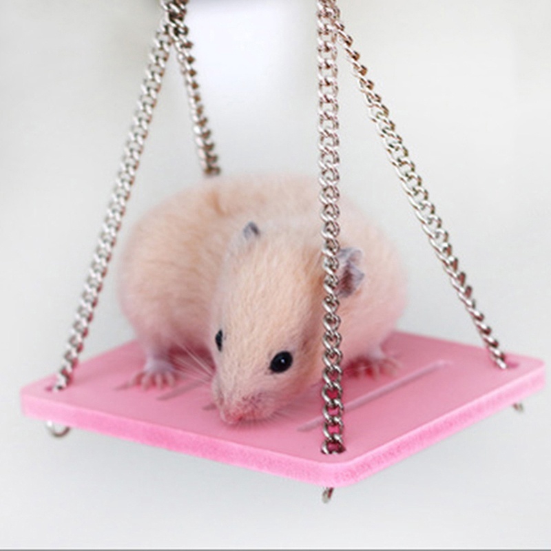 Xích Đu Gỗ Đồ Chơi Cho Chuột Hamster