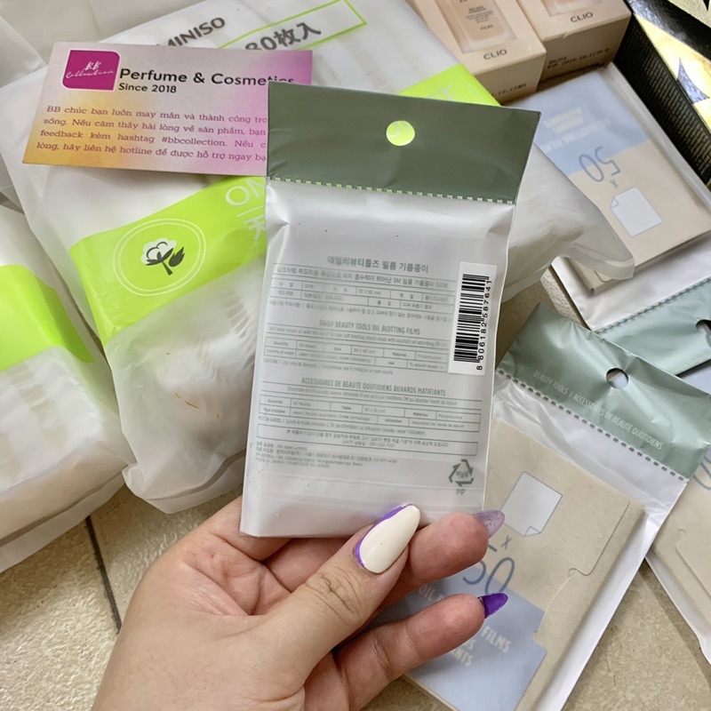 Giấy thấm dầu Oil Control Films The Face Shop 50 miếng