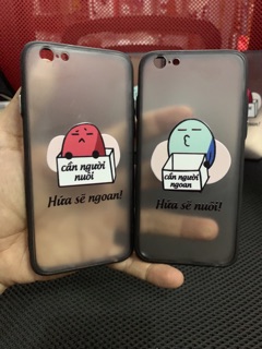 Ốp iphone6G,6S,6Plus,7Plus,8Plus dẻo viềng in hình kute