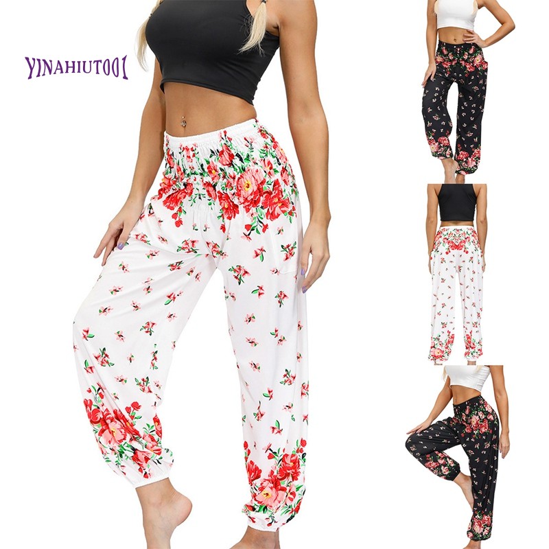 quần ống rộng In Họa Tiết Phong Cách Bohemian Dành Cho Nữ | BigBuy360 - bigbuy360.vn