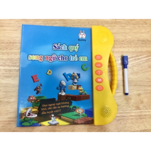 Đồ Chơi MushRoom Shop - Sách Nói Điện Tử Song Ngữ Anh Việt Giúp Trẻ Học Tốt Tiếng Anh