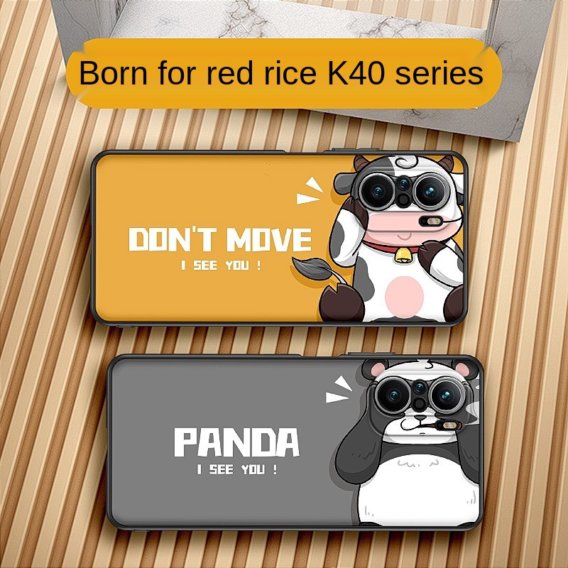 Ốp Lưng Silicon Mềm In Hình Gấu Trúc Đáng Yêu Cho Xiaomi Redmi K40 K40Pro Redmik40