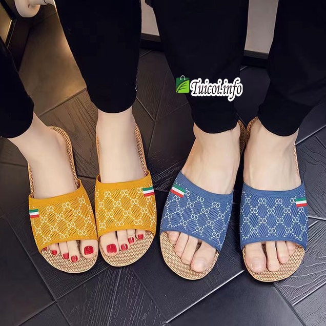 Dép cói quai ngang trẻ trung