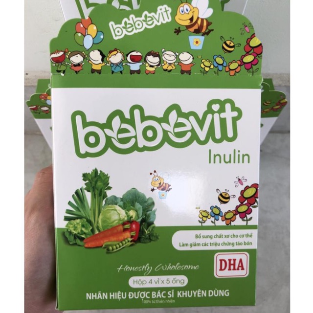 Bebevit Inulin - bổ sung chất xơ, giảm triệu chứng táo bón