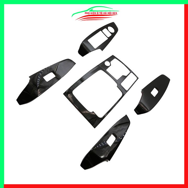 Ốp nội thất cho xe ô tô Mazda 3 2017-2019 vân Titan bảo vệ chống trầy xước và làm đẹp xe