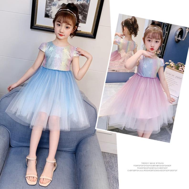 [CÓ SẴN] Đầm công chúa bé gái 5 tuổi (3 - 12 tuổi, 25kg 30kg )☑️ váy bé gái 6 tuổi☑️ thời trang bé g