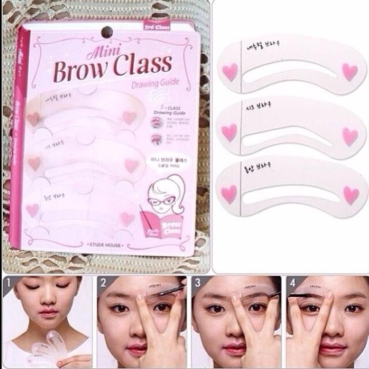 Miếng vẽ chân mày Mini Brow Class Drawing Guide