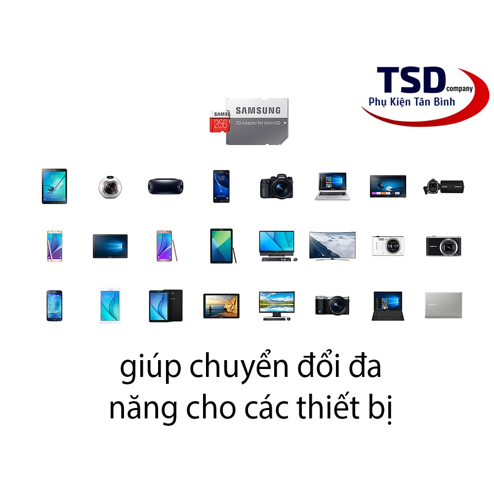 Adapter Thẻ Nhớ Samsung Chuyển Đổi Thẻ Nhớ Micro SD Sang Thẻ Nhớ SD Chính Hãng