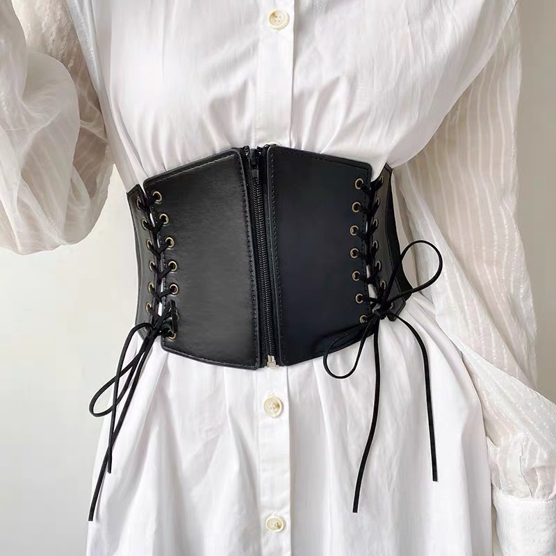 Corset thắt eo bản mới 2022 Belt corset khóa kéo