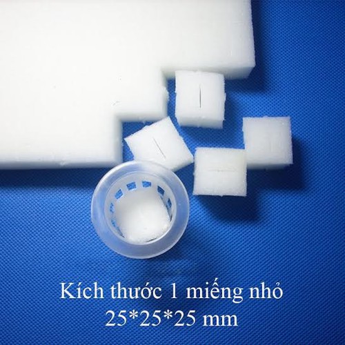 [Hàng Chuẩn Có Video] Tấm 96 miếng - Mút Xốp Ươm Hạt-Kie Trồng Rau Mầm - Thủy Canh ( 25x25x25 )