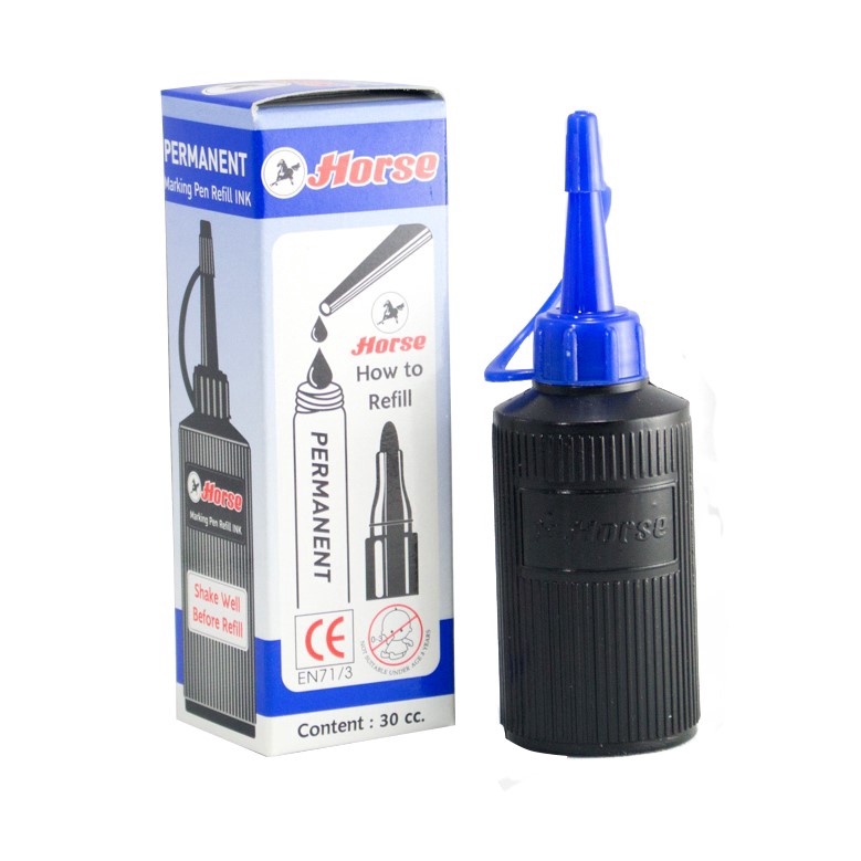 Mực Bút Lông Dầu Thái Horse H-30cc Chai 30ml