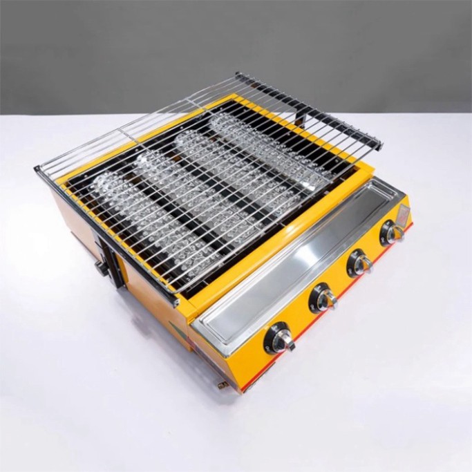 [Mã 44ELSALE2 giảm 7% đơn 300K] Bếp nướng ga 4 họng dài - Bếp nướng bbq bằng gas 4 đầu đốt ET-K255