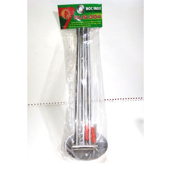 Treo khăn mặt inox xoay 3 thanh
