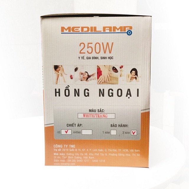 (GIAO NHANH 30 PHUT) Đèn hồng ngoại sưởi ấm TNE Lamp có DimMer(kèm bóng đèn 250W)