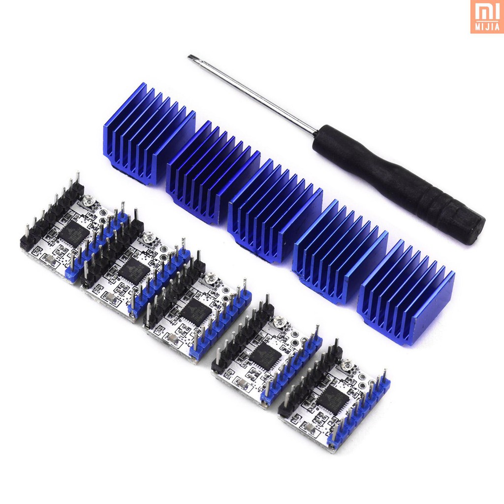 Bộ 5 Mô Đun Điều Khiển Động Cơ Bước Tmc2208 V1.2 Cho Máy In 3d