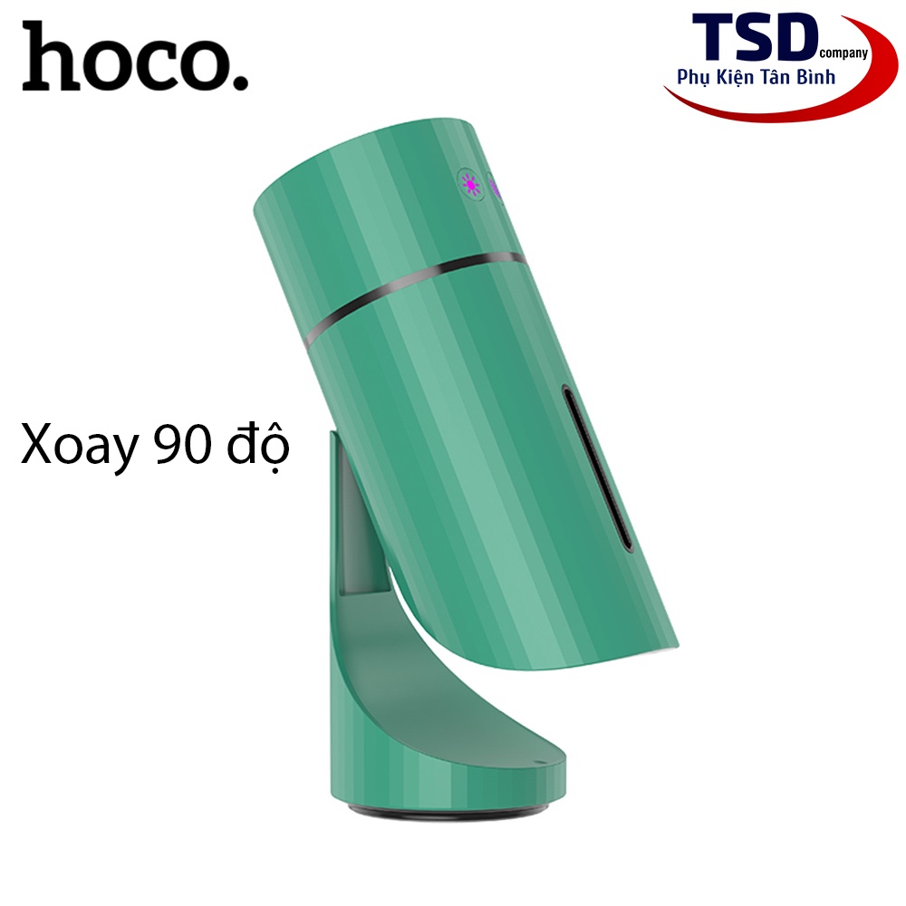 Máy Phun Sương, Phun Tinh Dầu Tạo Độ Ẩm Có Led Hoco Di15 Chính Hãng