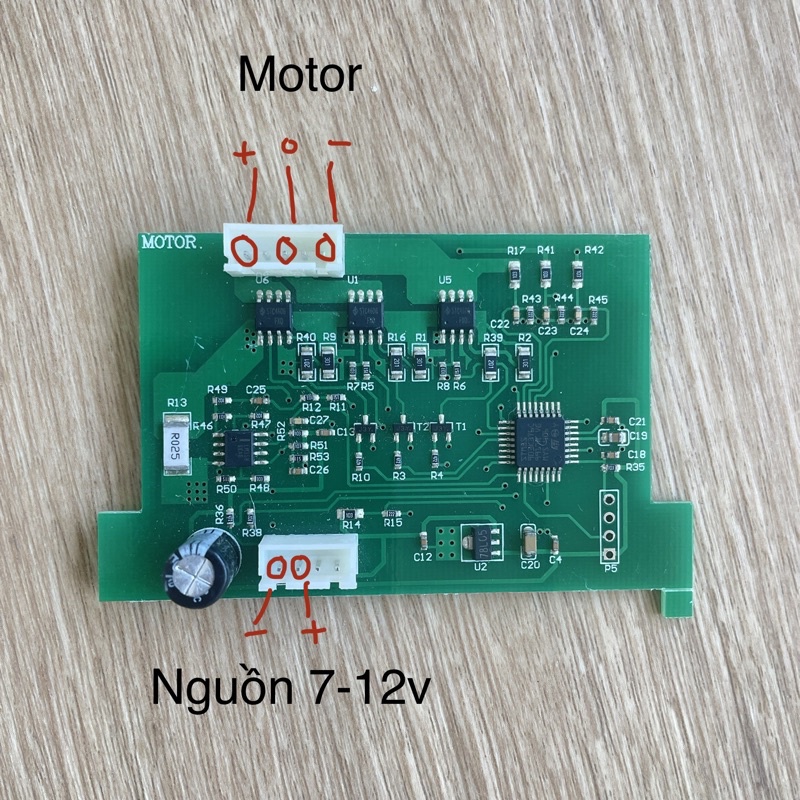 Mạch điều khiển motor 3 pha BLDC 12v