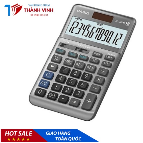 Máy tính CASIO JF - 120 - FM - Máy Tính Để Bàn Hàng Chính Hãng - Máy tính CASIO JF120FM