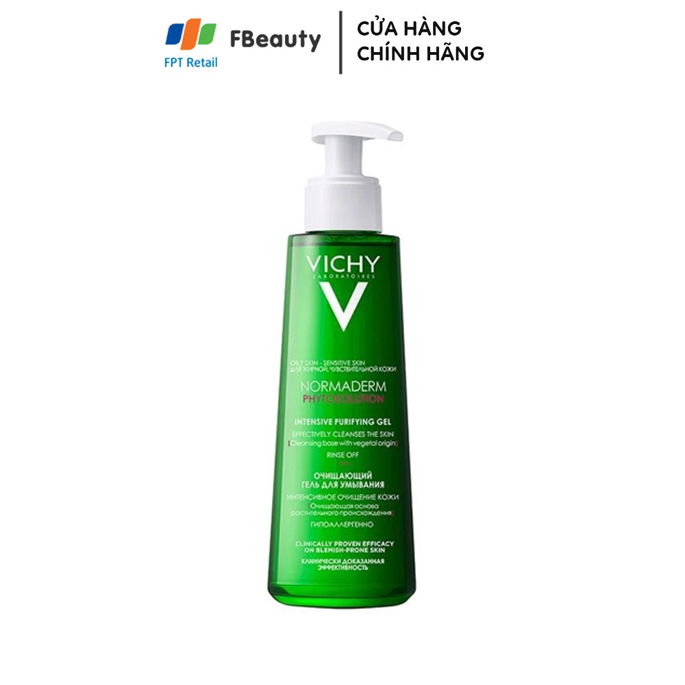 Gel Rửa Mặt Vichy Normaderm Phytosolution Intensive Purifying Gel 200ml