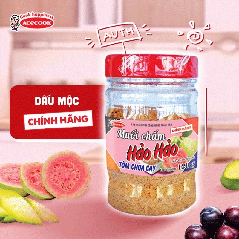 Muối chấm Hảo Hảo tôm chua cay 120g