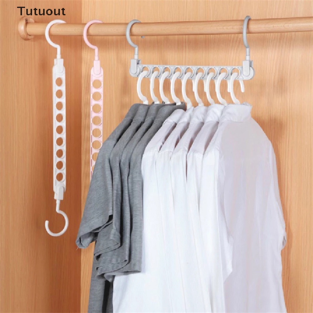 Móc treo quần áo 9 lỗ có thể xoay đa dụng