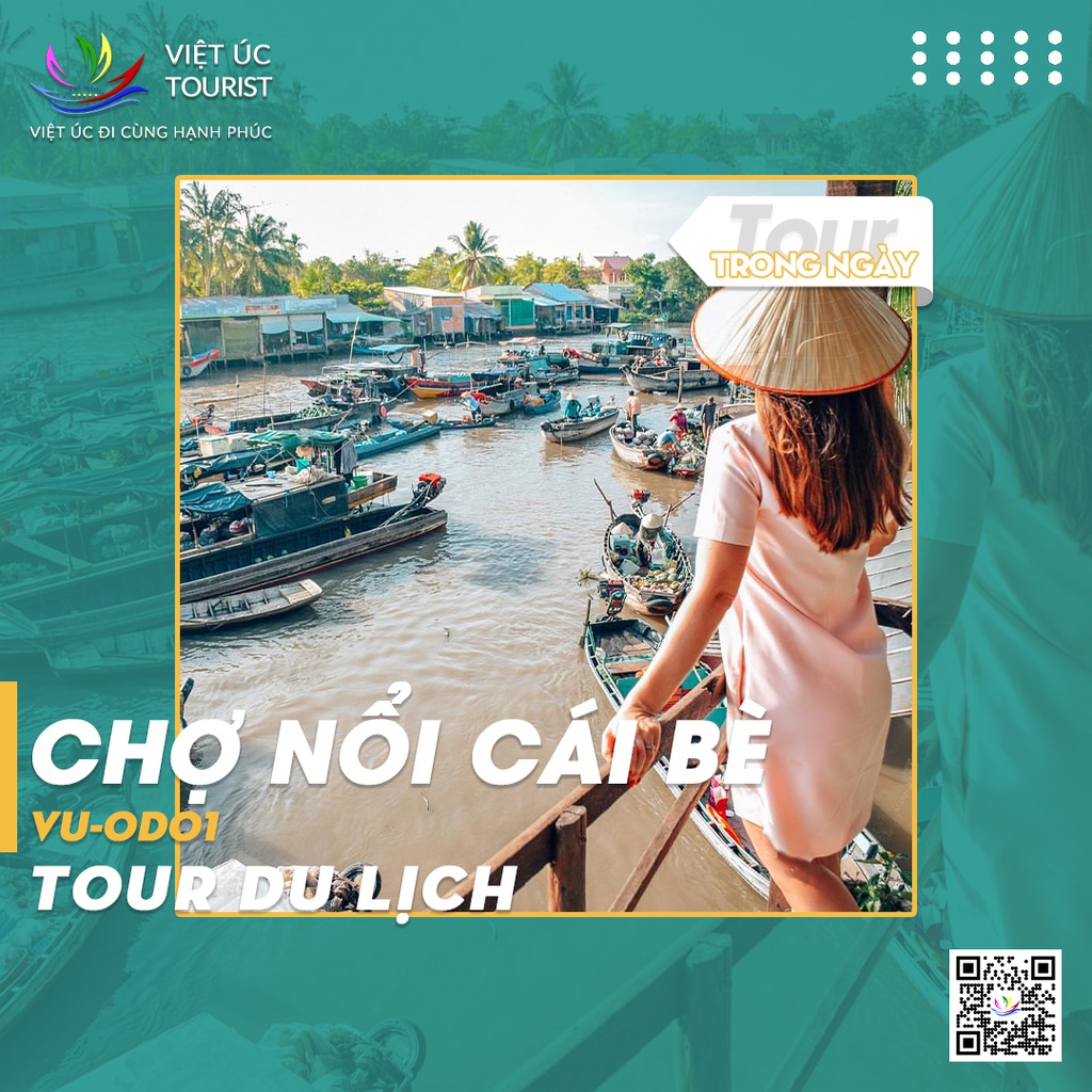  Du lịch Miền Tây Chợ nổi Cái Bè,Tiền Giang tại Việt Úc Tourist