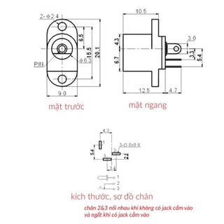 [NSHOP] Jack DC Cái 5.5x2.1 mm DC-017