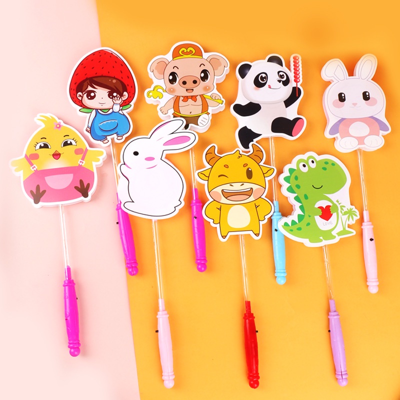Đồ chơi đèn trung thu phát sáng, gậy phát sáng nhiều nhân vật màu sắc thú vị cho bé MasterKids