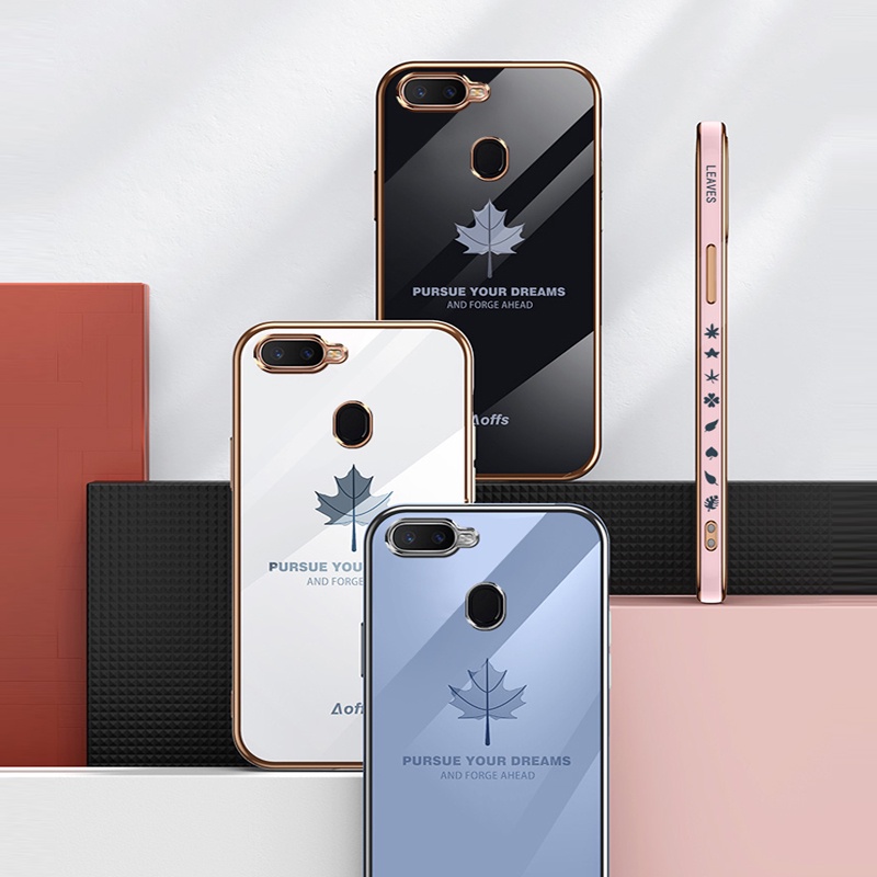 Ốp Điện Thoại Mềm Mạ 6D Cho Oppo A5S A12 A3S A12E A5 A9 2020 A31 A15 A15S