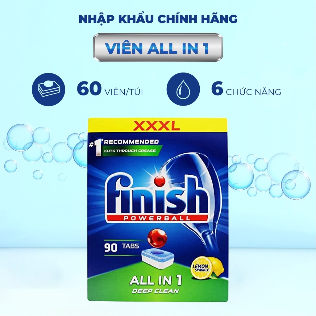 Viên rửa bát tổng hợp Finish All-in-1