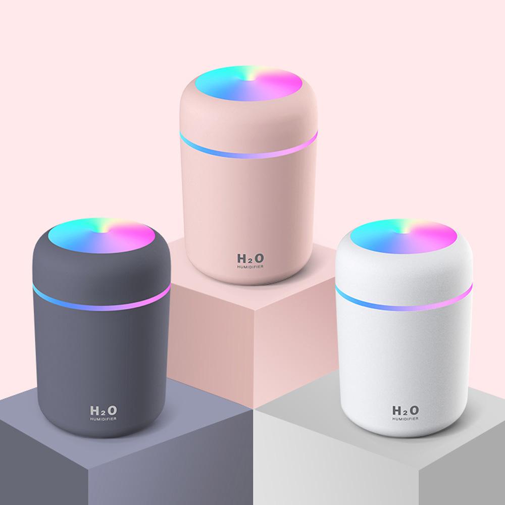 Máy Khuếch Tán Tinh Dầu 300ml Có Đèn LED