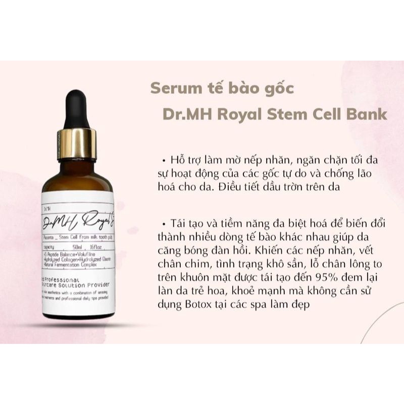 Serum tế bào gốc Dr.MH Royal Stem Cell - Hàng chính hãng