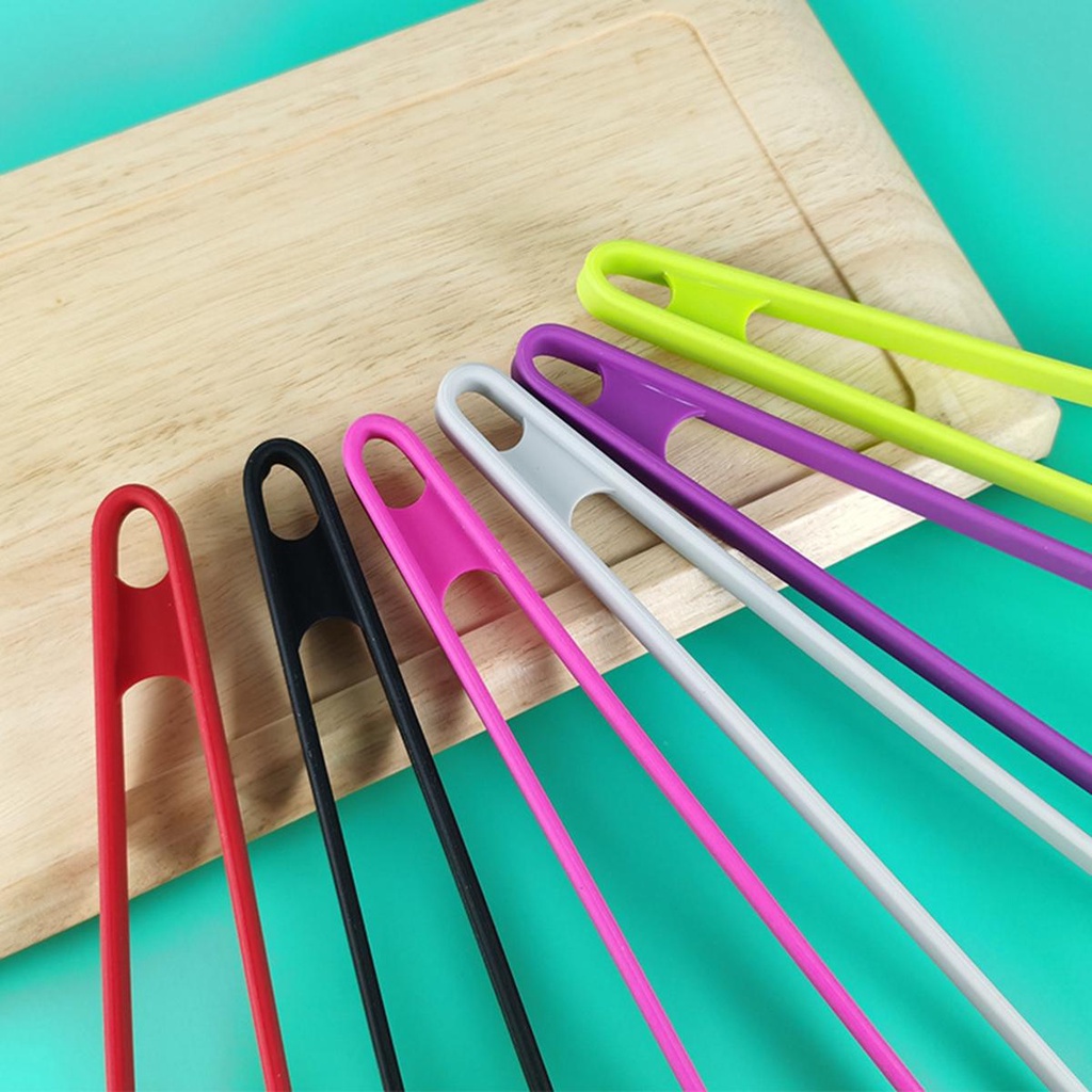 YIYU Kẹp Gắp Thức Ăn Bằng Silicone Cách Nhiệt Với Tay Cầm Dài Tiện Dụng Cho Nhà Bếp