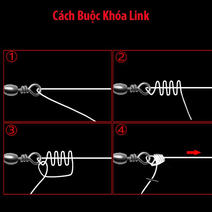 Khóa Link câu cá, Khóa chữ B chống xoắn PK1-1