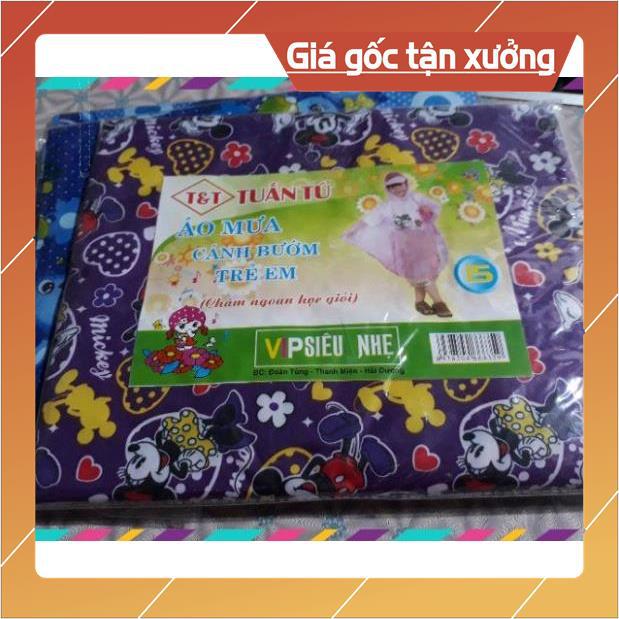 ⚡️ áo mưa trẻ em cánh rơi chất dù Hồng Thắm