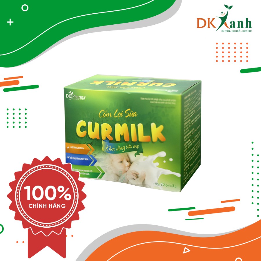 [HÀNG CHUẨN - DATE MỚI NHẤT] Cốm lợi sữa Curmilk giúp tăng số lượng, chất lượng sữa - phòng tắc tia sữa - ĐH Dược HN