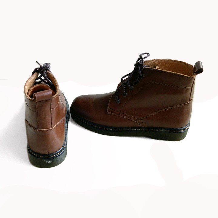 Giày cao cổ nam da bò nâu | BigBuy360 - bigbuy360.vn