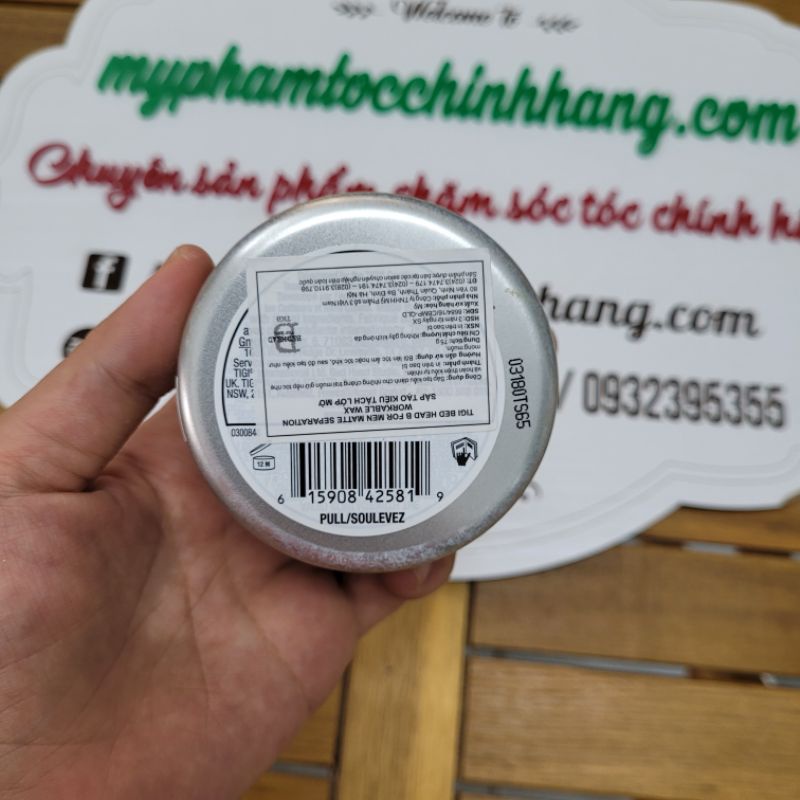 Sáp tạo kiểu nam TIGI BEDHEAD FOR MEN  matte separation 85g
