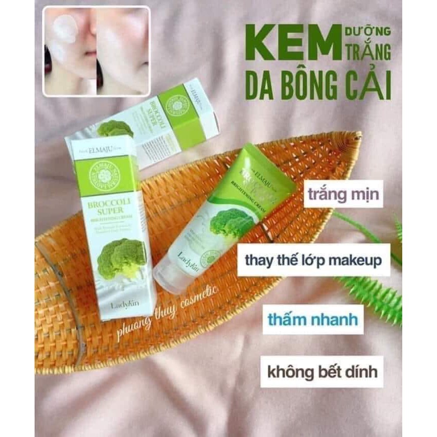 KEM BÔNG CẢI XANH LADYKIN BROCCOLI SUPER BRIGHTENING CREAM