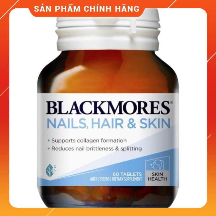 Viên uống bổ sung Nail, Hair & skin blackmores 60 viên ÚC