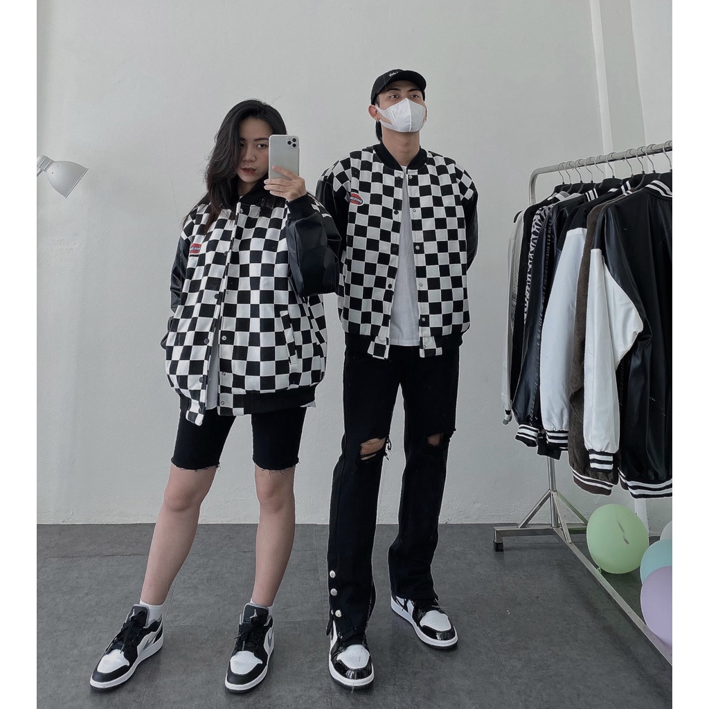 Quần bò rách nút nam nữ unisex QB101