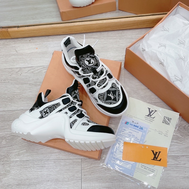 Giày thể thao sneaker mỏ vịt spsl hoạ tiết fullbox