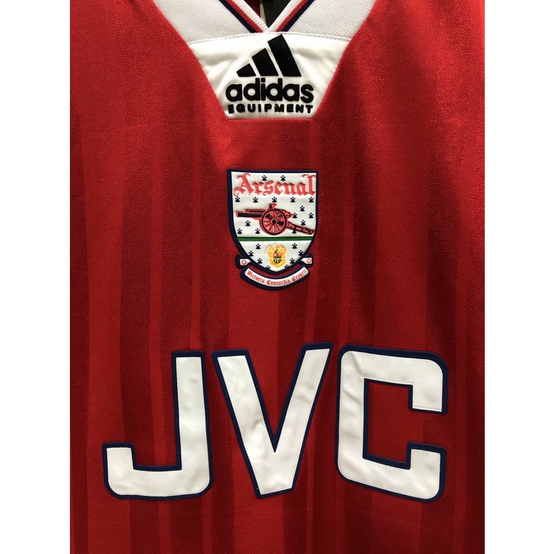 Áo Bóng Đá Ngắn Tay Đội Tuyển Arsenal Kiểu Retro Chất Lượng Cao Size S-XXL 92/94