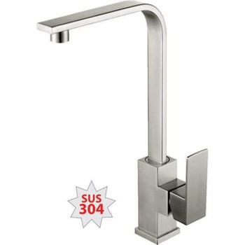 Vòi rửa chén cao cấp nóng lạnh vuông inox304, vòi rửa bát, vòi chậu rửa chén, vòi chén. Bảo hành 03 năm