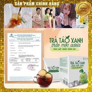 FREESHIP TRÀ TÁO XANH THẢO MỘC 🍏 THẢI M.Ỡ - ĐỊNH HÌNH EO🍏 GIẢM MỠ BỤNG NHANH CHÓNG