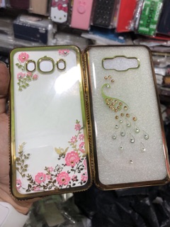 Ốp lưng samsung J5 (2016) hoa đính đá