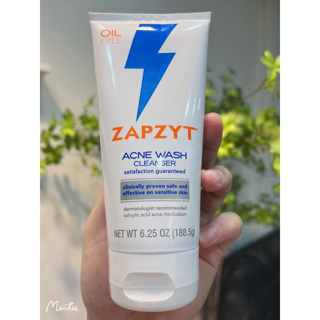 Sữa rửa mặt Zapzyt acne wash 2% BHA 6.25 oz ( 188gram or 177gram )- Bill US - Hity Beauty