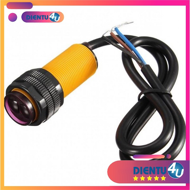 Cảm Biến Vật Cản Hồng Ngoại E18-D50NK/D80NK Cảm Biến Khoảng Cách 50CM/80CM